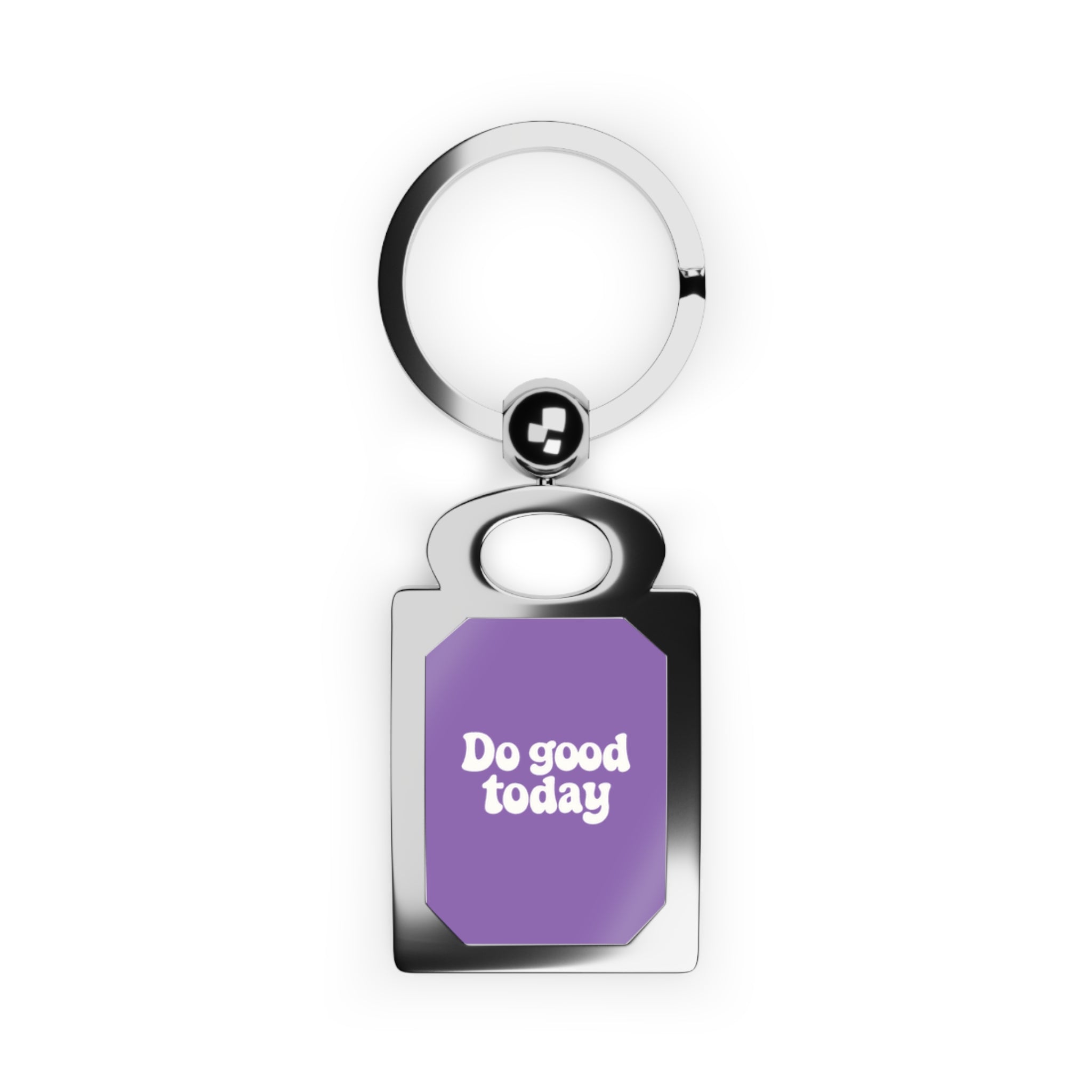 OFBA Rectangle Keyring — “Do Good Today” Motivational Keychain
