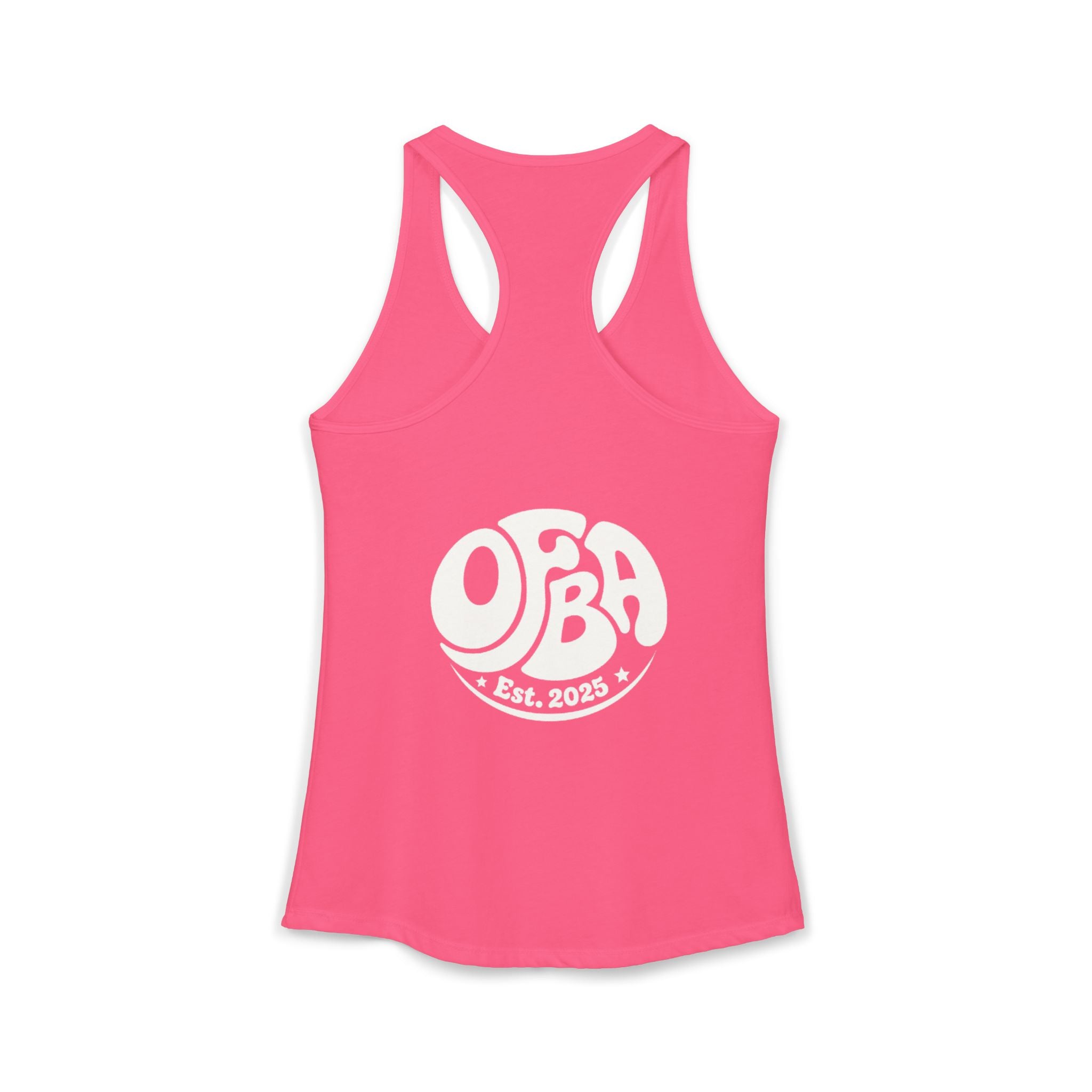 Women's "Do good today" Racerback Tank - OFBA Est 2025 logo