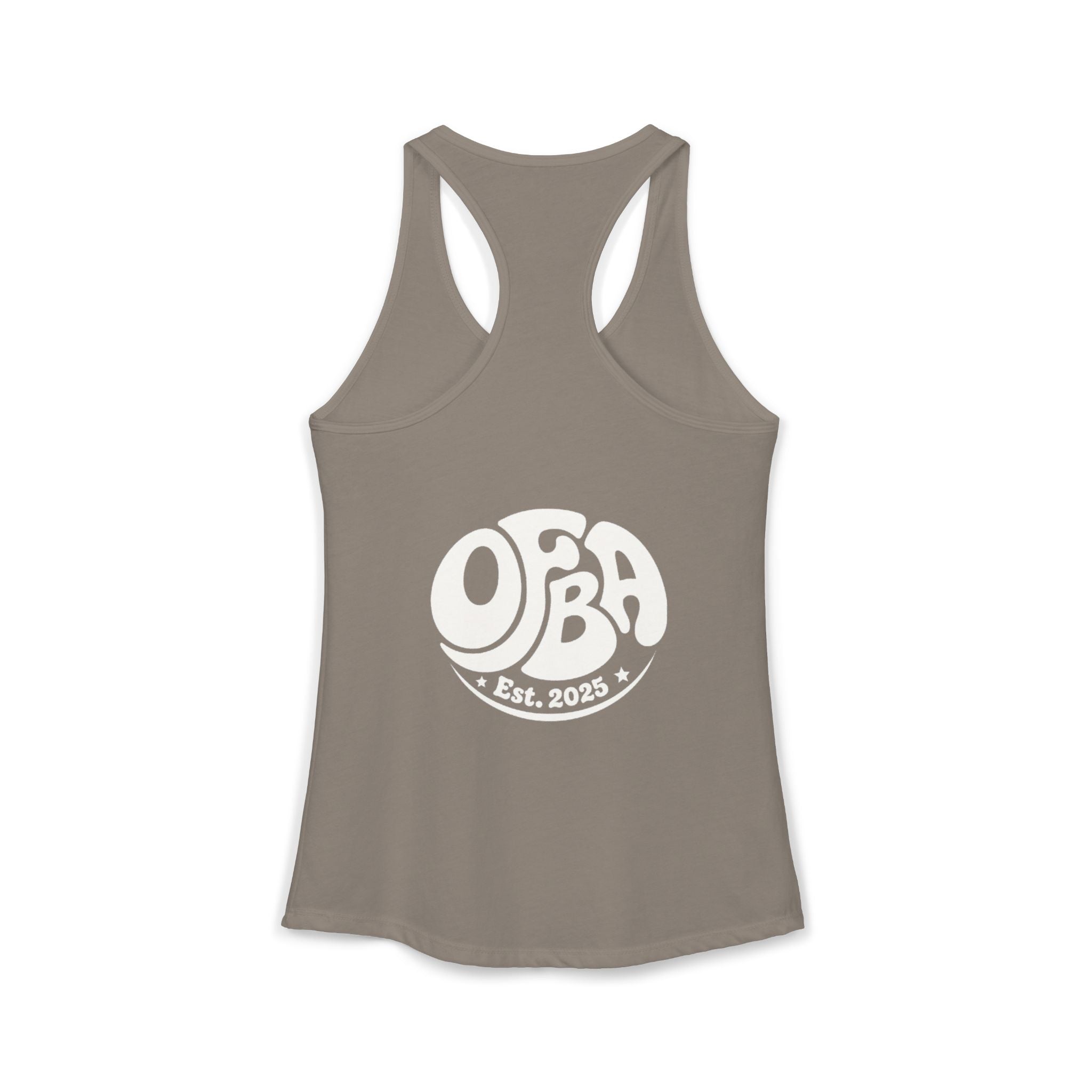 Women's "Do good today" Racerback Tank - OFBA Est 2025 logo