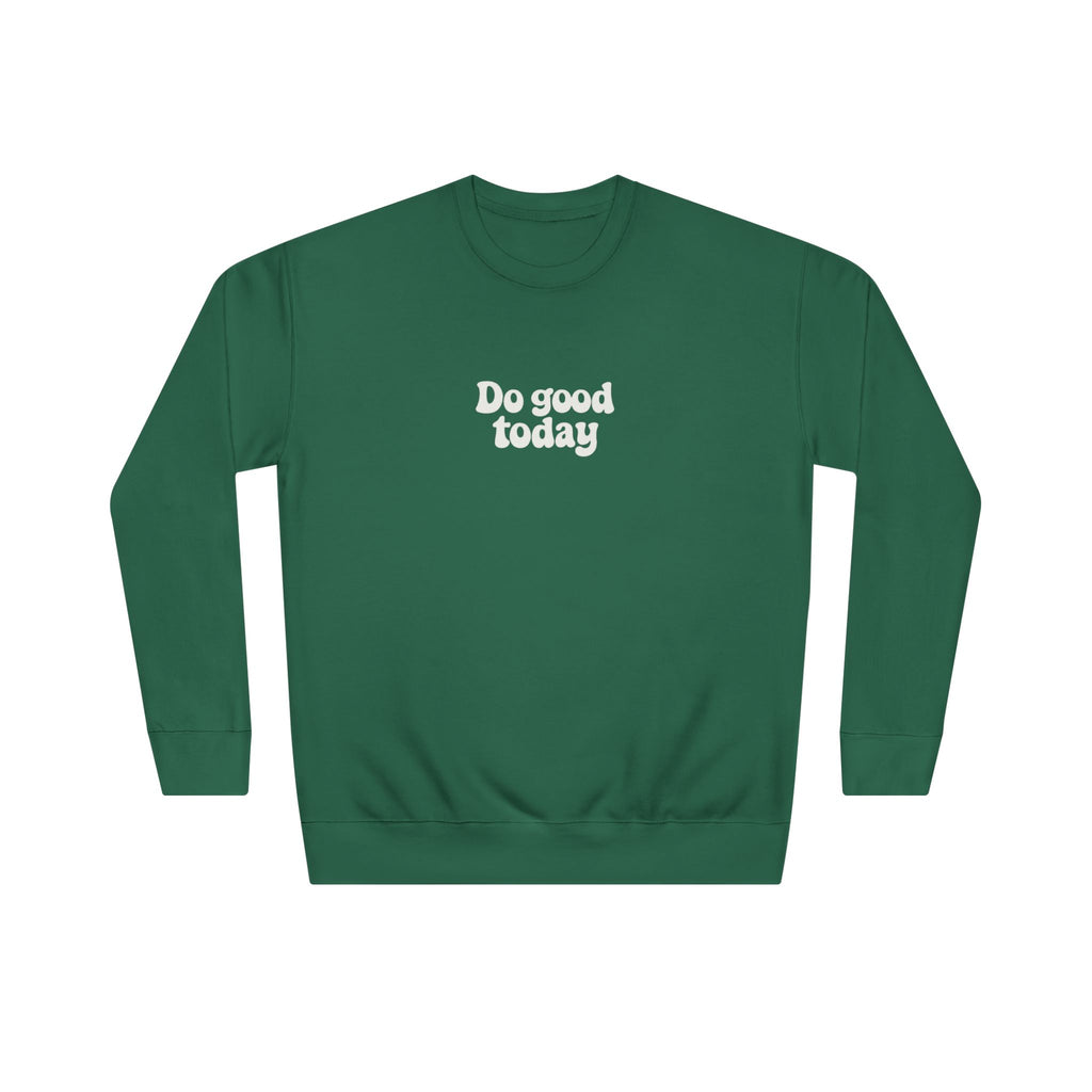 Do Good Today Crewneck Sweatshirt — OBFA Est. 2025 Retro Graphic