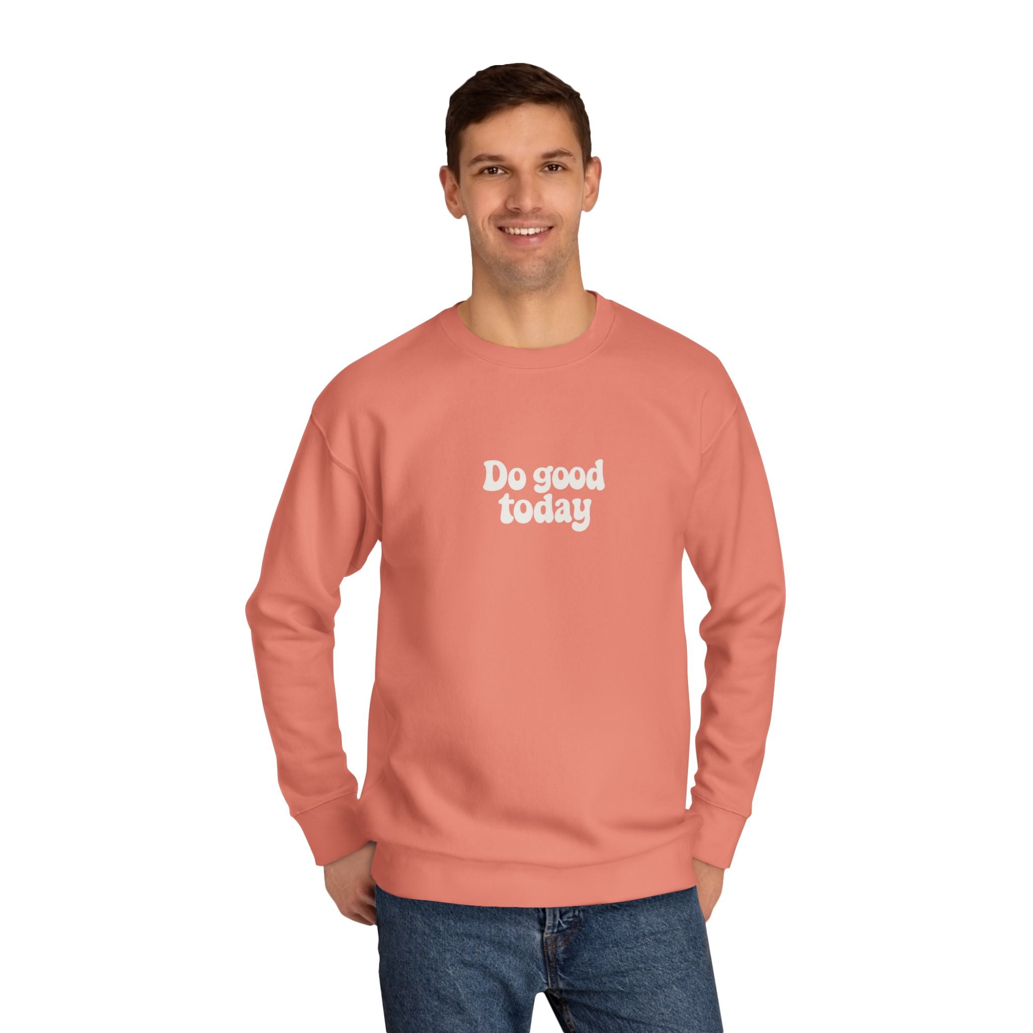 Do Good Today Crewneck Sweatshirt — OBFA Est. 2025 Retro Graphic